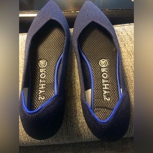 Rothy’s Retired Blue Pointed Flats